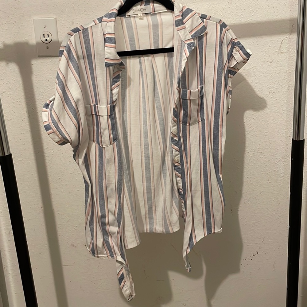 Summery Button Up with Tie